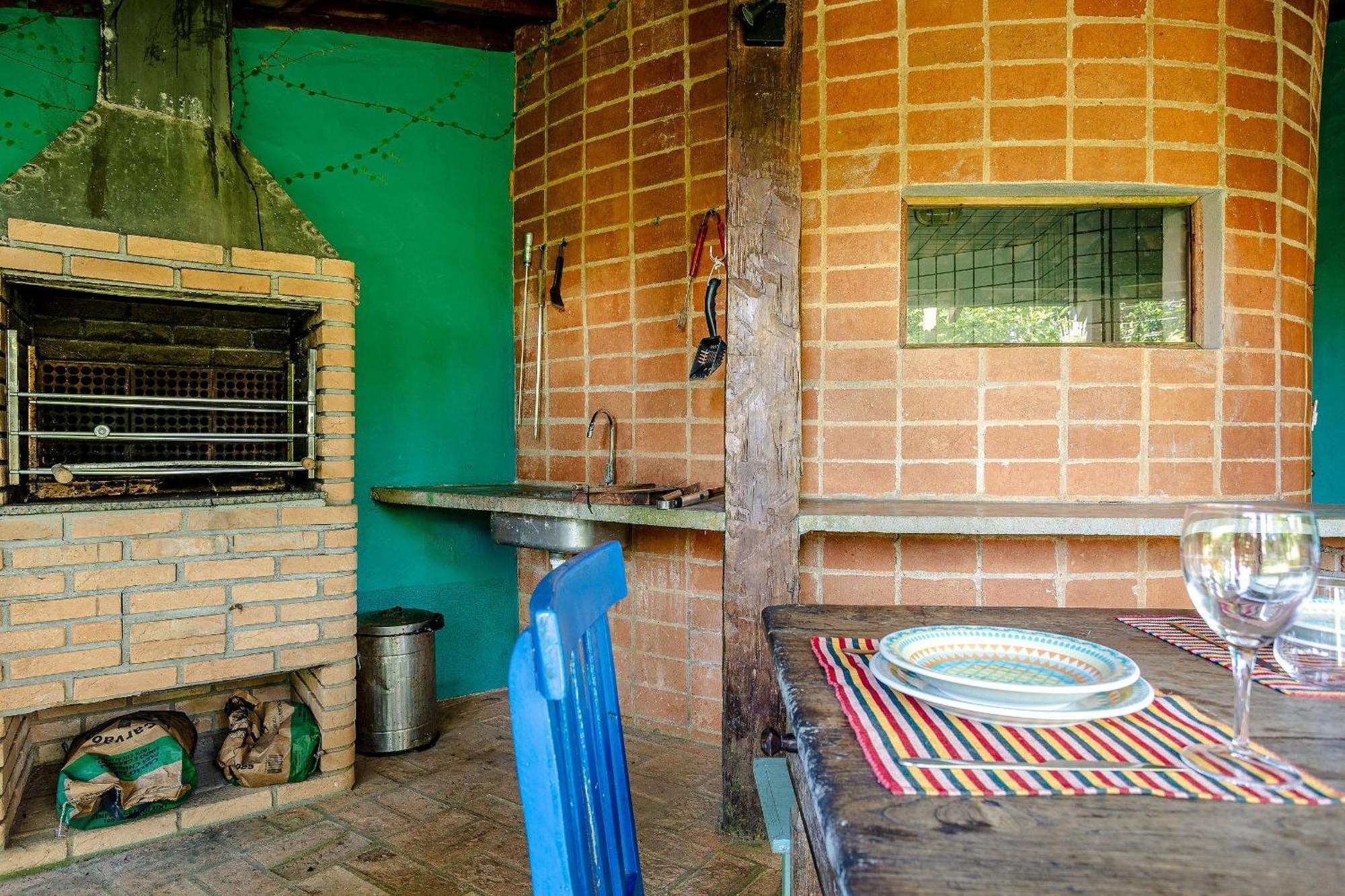 Casa Dos Passaros Na Areia A 20M Da Praia Da Baleia Com 3 Suites E 1 Dorm, Com Ar Condicionado, Wifi, Smart Tv, Cozinha Completa E Churrasqueira Сан-Себастьян Экстерьер фото
