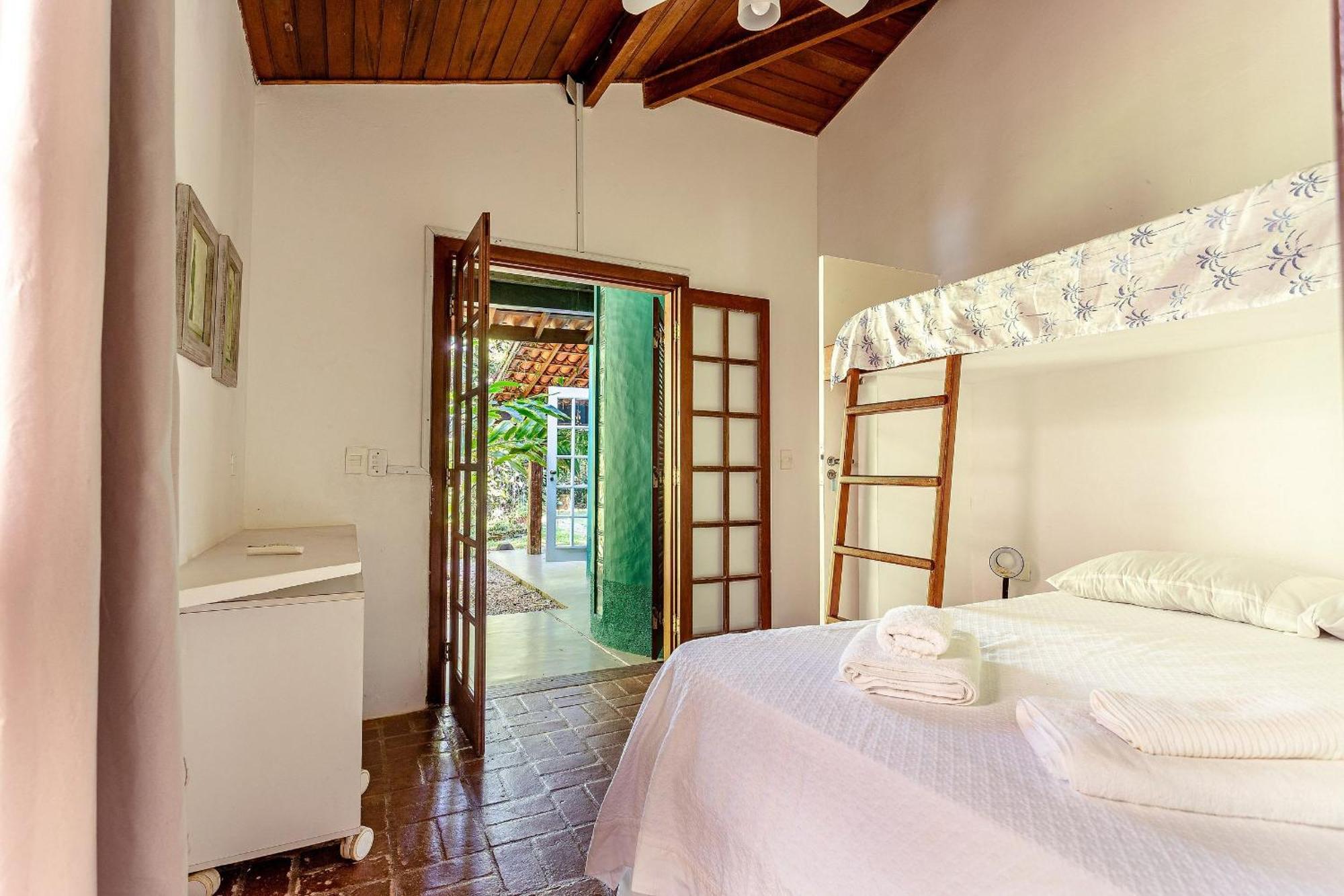 Casa Dos Passaros Na Areia A 20M Da Praia Da Baleia Com 3 Suites E 1 Dorm, Com Ar Condicionado, Wifi, Smart Tv, Cozinha Completa E Churrasqueira Сан-Себастьян Экстерьер фото